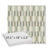Picture of Precise Spring | Sunbrella® 19.5" x 18" Outdoor Dining Cushion