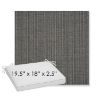 Picture of Proven Charcoal | Sunbrella® 19.5" x 18" Outdoor Dining Cushion