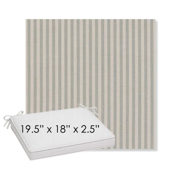 Picture of Refresh Spa | Sunbrella® 19.5" x 18" Outdoor Dining Cushion
