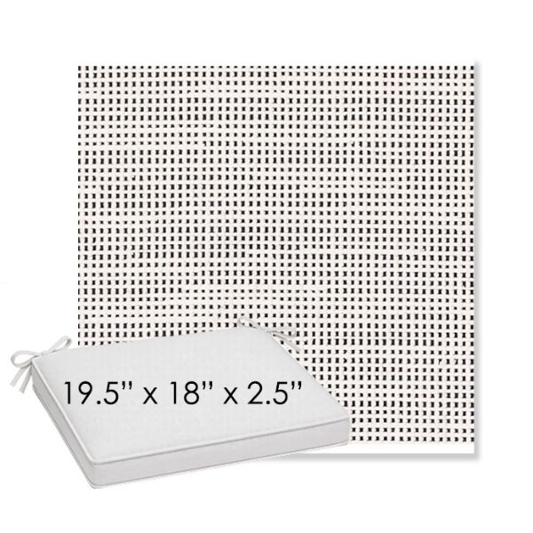 Picture of Rest Ink | Sunbrella® 19.5" x 18" Outdoor Dining Cushion