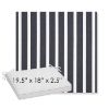 Picture of Shore Navy | Sunbrella® 19.5" x 18" Outdoor Dining Cushion