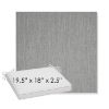Picture of Switch Silver | Sunbrella® 19.5" x 18" Outdoor Dining Cushion