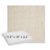 Picture of Tailored Snow | Sunbrella® 19.5" x 18" Outdoor Dining Cushion