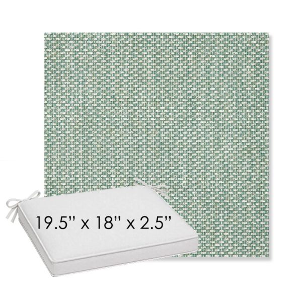 Picture of Tailored Spa | Sunbrella® 19.5" x 18" Outdoor Dining Cushion