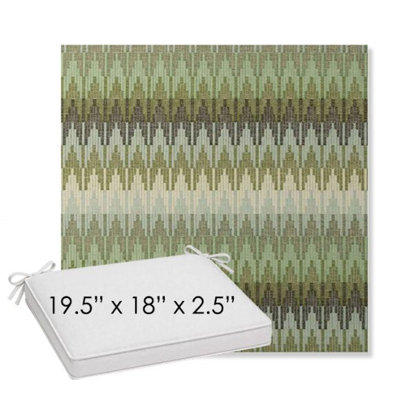 Picture of Valley Herbal | Sunbrella® 19.5" x 18" Outdoor Dining Cushion