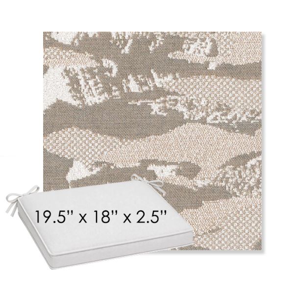 Picture of Yama Fuji | Sunbrella® 19.5" x 18" Outdoor Dining Cushion