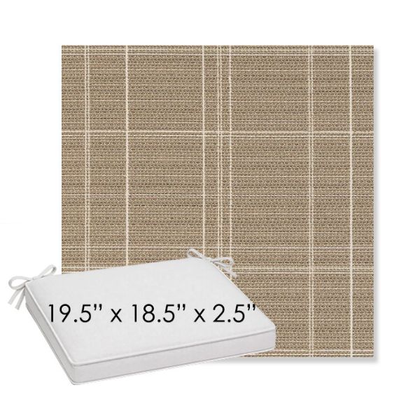 Picture of Camper Meadow | Sunbrella® 19.5" x 18.5" Outdoor Dining Cushion