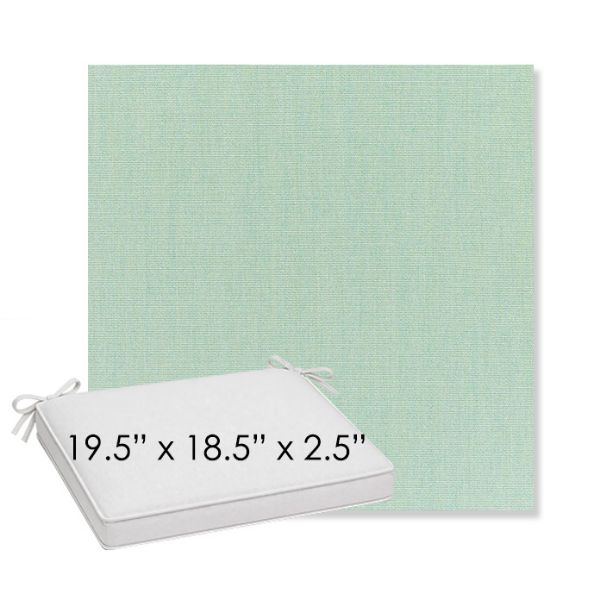 Picture of Canvas Spa | Sunbrella® 19.5" x 18.5" Outdoor Dining Cushion