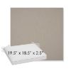 Picture of Canvas Stone | Sunbrella® 19.5" x 18.5" Outdoor Dining Cushion