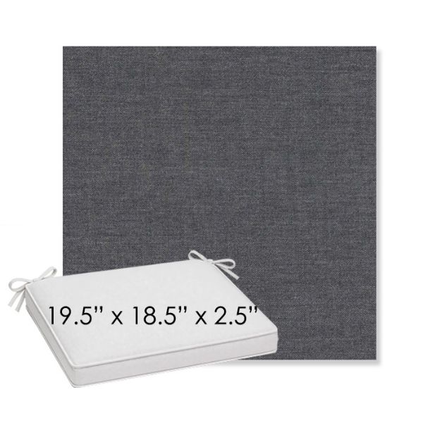 Picture of Cast Twilight | Sunbrella® 19.5" x 18.5" Outdoor Dining Cushion