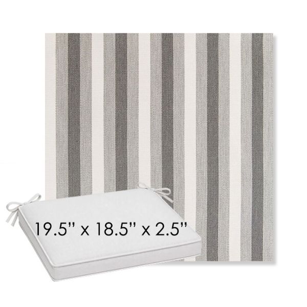 Picture of Costa Jetty | Sunbrella® 19.5" x 18.5" Outdoor Dining Cushion