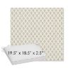 Picture of Detail Linen | Sunbrella® 19.5" x 18.5" Outdoor Dining Cushion