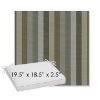 Picture of Entice Moss | Sunbrella® 19.5" x 18.5" Outdoor Dining Cushion