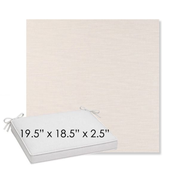 Picture of Exhale Cloud | Sunbrella® 19.5" x 18.5" Outdoor Dining Cushion