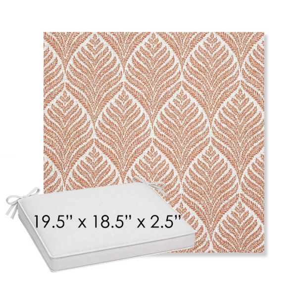 Picture of Linnaeus Clay | Sunbrella® 19.5" x 18.5" Outdoor Dining Cushion