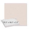 Picture of Nuance Bisque | Sunbrella® 19.5" x 18.5" Outdoor Dining Cushion
