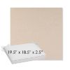 Picture of Nuance Eggshell | Sunbrella® 19.5" x 18.5" Outdoor Dining Cushion
