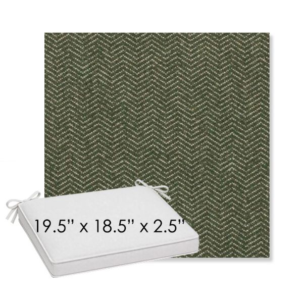 Picture of Odette Fern | Sunbrella® 19.5" x 18.5" Outdoor Dining Cushion