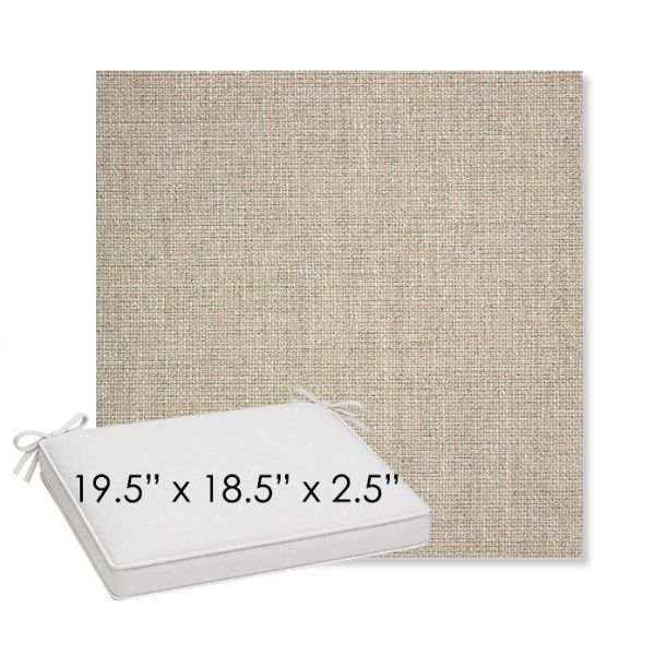 Picture of Piazza Dove | Sunbrella® 19.5" x 18.5" Outdoor Dining Cushion
