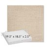 Picture of Piazza Dune | Sunbrella® 19.5" x 18.5" Outdoor Dining Cushion