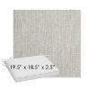 Picture of Pique Gravel | Sunbrella® 19.5" x 18.5" Outdoor Dining Cushion