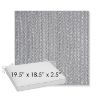 Picture of Posh Graphite | Sunbrella® 19.5" x 18.5" Outdoor Dining Cushion