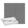 Picture of Proof Slate | Sunbrella® 19.5" x 18.5" Outdoor Dining Cushion