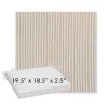 Picture of Replay Taupe | Sunbrella® 19.5" x 18.5" Outdoor Dining Cushion