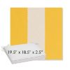 Picture of Rothko Lemonade | Sunbrella® 19.5" x 18.5" Outdoor Dining Cushion