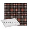 Picture of Rubix Huckleberry | Sunbrella® 19.5" x 18.5" Outdoor Dining Cushion