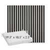 Picture of Shore Classic | Sunbrella® 19.5" x 18.5" Outdoor Dining Cushion