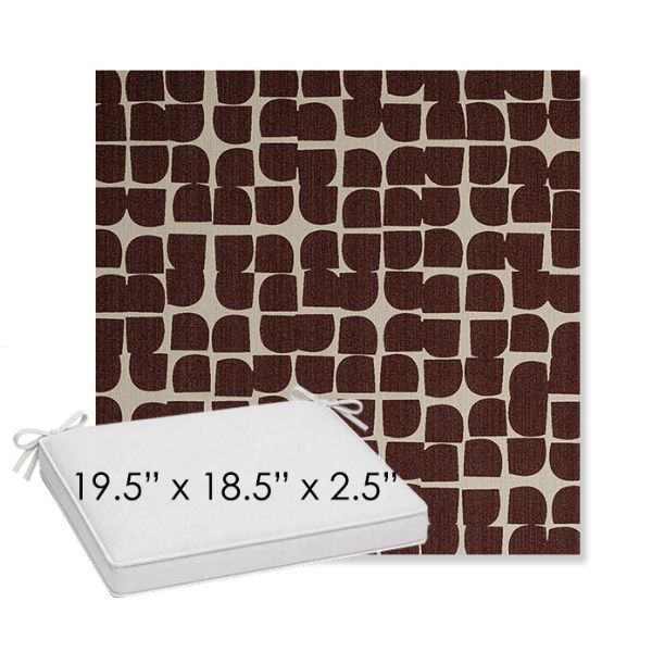 Picture of Toggle Plumberry | Sunbrella® 19.5" x 18.5" Outdoor Dining Cushion