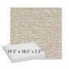 Picture of Tundra Gypsum | Sunbrella® 19.5" x 18.5" Outdoor Dining Cushion