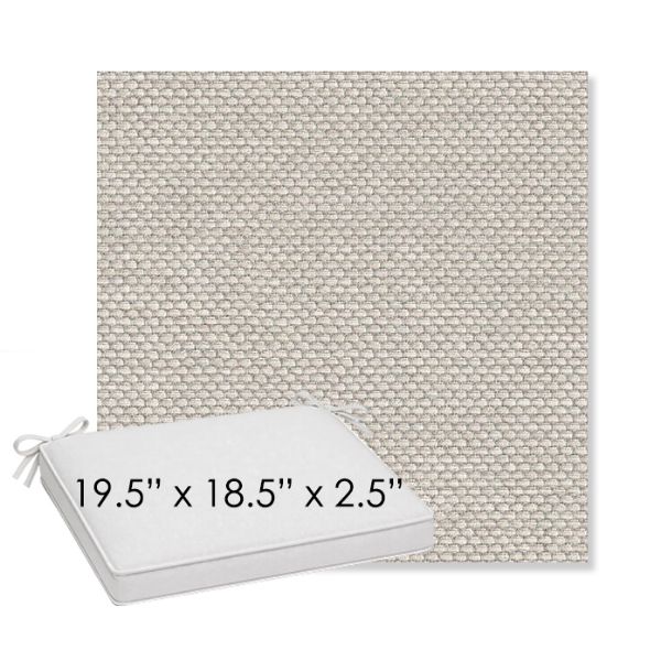 Picture of Wadi Sesame | Sunbrella® 19.5" x 18.5" Outdoor Dining Cushion