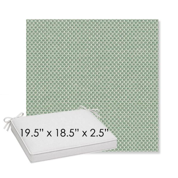 Picture of Wadi Tortuga | Sunbrella® 19.5" x 18.5" Outdoor Dining Cushion