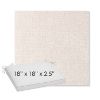 Picture of Abstraction Parchment | Sunbrella® 18" x 18" x 2.5" Outdoor Dining Cushion
