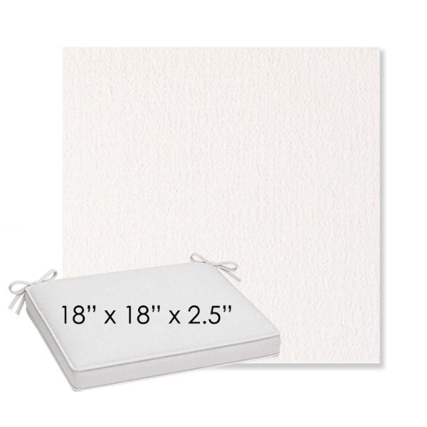 Picture of Abstraction Snow | Sunbrella® 18" x 18" x 2.5" Outdoor Dining Cushion