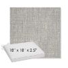 Picture of Adena Pebble | Sunbrella® 18" x 18" x 2.5" Outdoor Dining Cushion