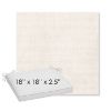 Picture of Ambrose Linen | Sunbrella® 18" x 18" x 2.5" Outdoor Dining Cushion