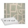 Picture of Brushstroke Duckegg | Sunbrella® 18" x 18" x 2.5" Outdoor Dining Cushion