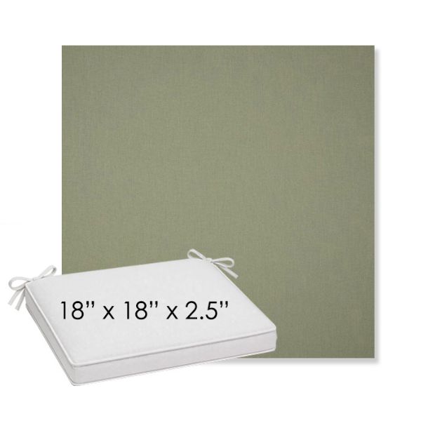 Picture of Canvas Almond | Sunbrella® 18" x 18" x 2.5" Outdoor Dining Cushion