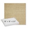 Picture of Chartres Hemp | Sunbrella® 18" x 18" x 2.5" Outdoor Dining Cushion