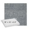 Picture of Chartres Storm | Sunbrella® 18" x 18" x 2.5" Outdoor Dining Cushion