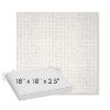Picture of Dumont Snow | Sunbrella® 18" x 18" x 2.5" Outdoor Dining Cushion