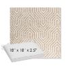 Picture of Etna Dune | Sunbrella® 18" x 18" x 2.5" Outdoor Dining Cushion