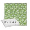 Picture of Jaipur Frame Chive | Sunbrella® 18" x 18" x 2.5" Outdoor Dining Cushion