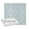Picture of Key Figure Twilight | Sunbrella® 18" x 18" x 2.5" Outdoor Dining Cushion