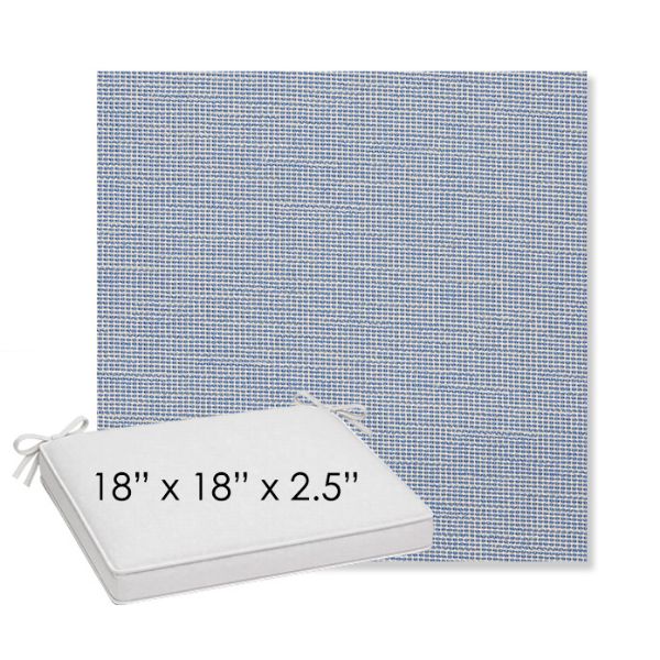 Picture of Kudos Cloud | Sunbrella® 18" x 18" x 2.5" Outdoor Dining Cushion