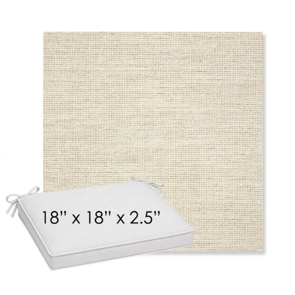 Picture of Kudos Mortar | Sunbrella® 18" x 18" x 2.5" Outdoor Dining Cushion