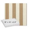 Picture of Maxim Heather Beige | Sunbrella® 18" x 18" x 2.5" Outdoor Dining Cushion